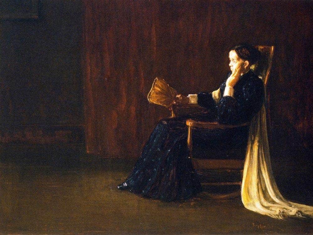 Portrait Of The Artist's Mother By Henry Ossawa Tanner Fine Art Print