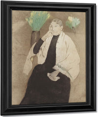 Portrait Of The Artist's Mother By Mary Cassatt Fine Art Print