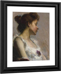 Portrait Of The Artist's Wife By Henry Ossawa Tanner Fine Art Print