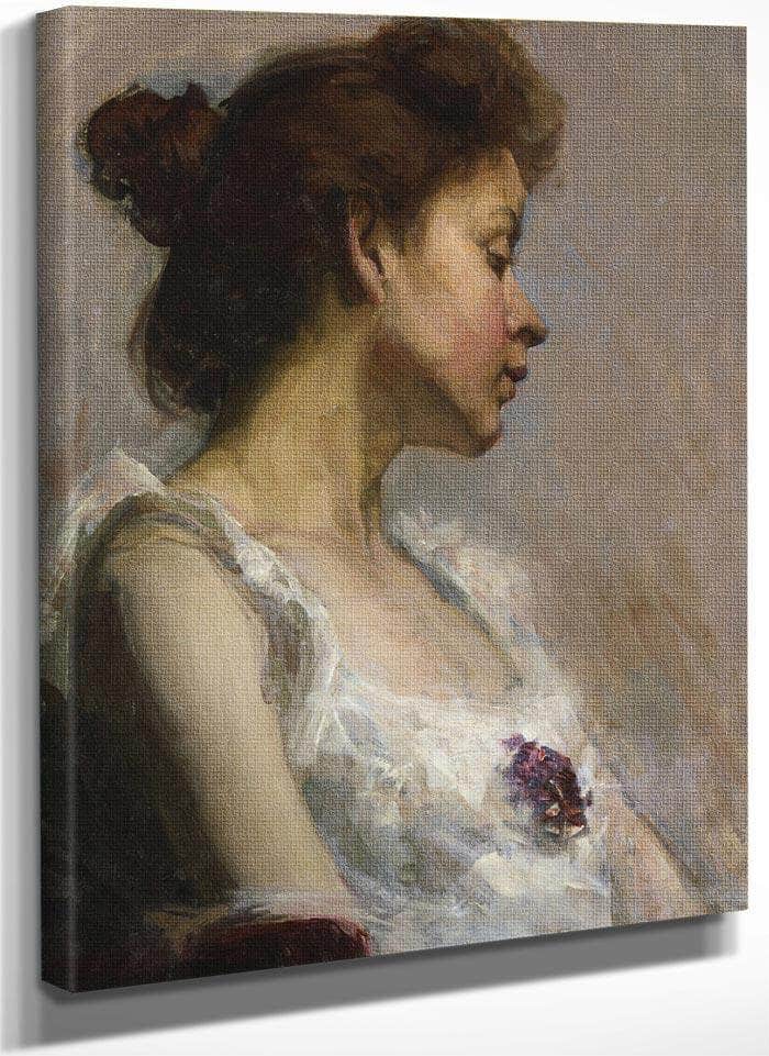 Portrait Of The Artist's Wife By Henry Ossawa Tanner Fine Art Print