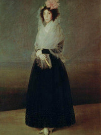 Portrait Of The Countess Of Carpio (1757 95) Marquesa De La Solana By Francisco De Goya Fine Art Print