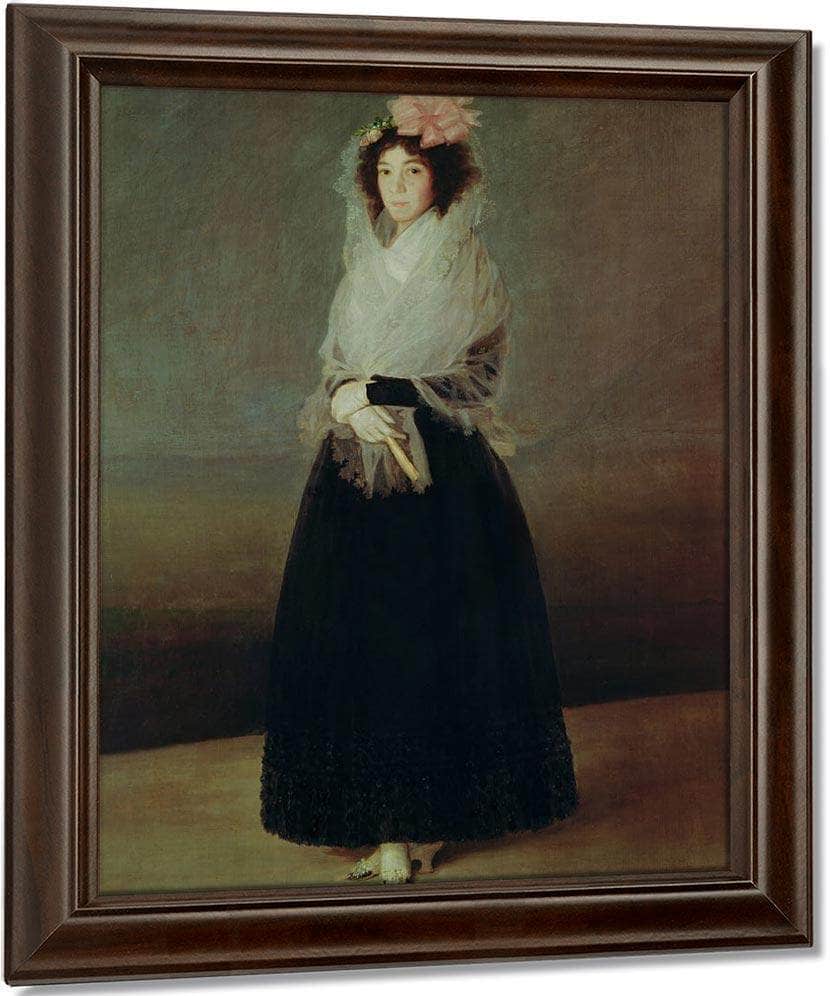 Portrait Of The Countess Of Carpio (1757 95) Marquesa De La Solana By Francisco De Goya Fine Art Print