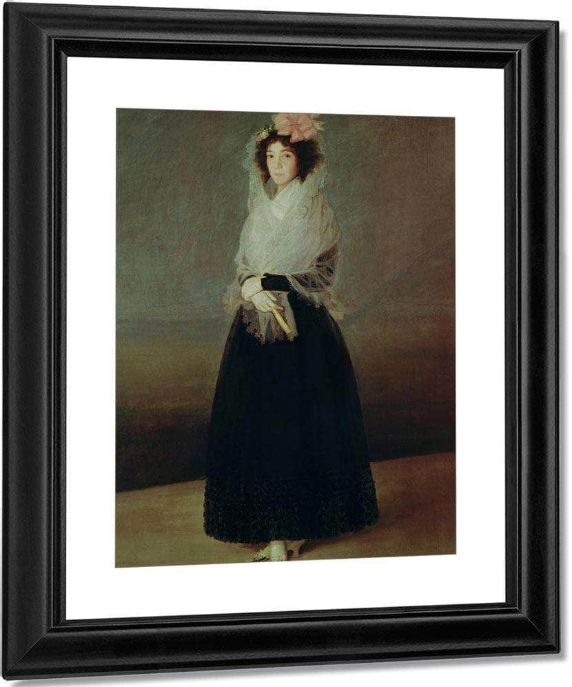Portrait Of The Countess Of Carpio (1757 95) Marquesa De La Solana By Francisco De Goya Fine Art Print