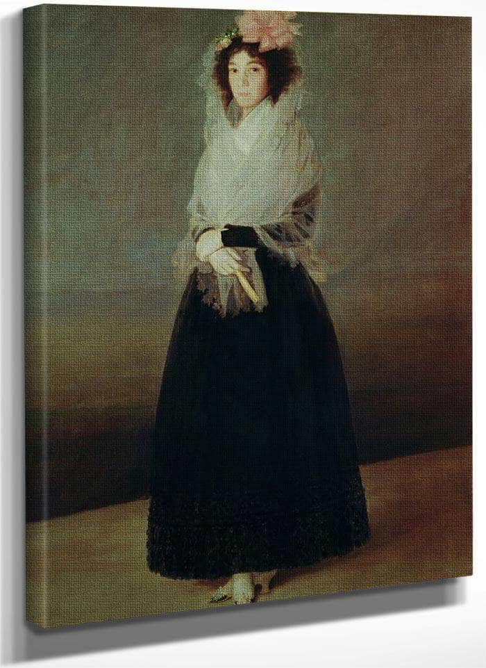 Portrait Of The Countess Of Carpio (1757 95) Marquesa De La Solana By Francisco De Goya Fine Art Print