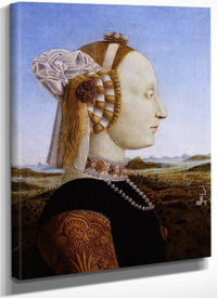 Portrait Of The Duchess Of Urbino 1466 By Piero Della Francesca Fine Art Print