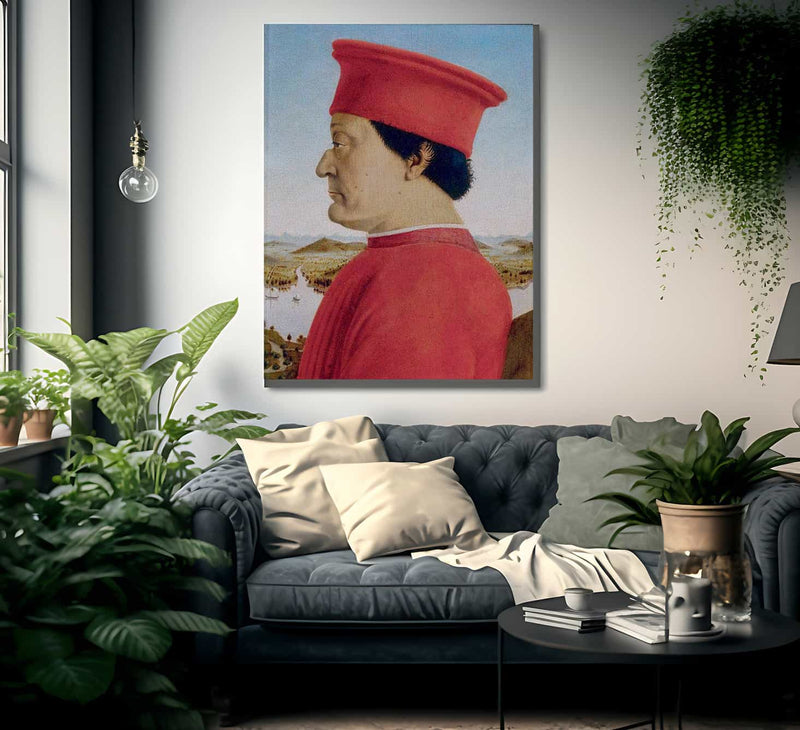 Portrait Of The Duke Of Urbino 1466 By Piero Della Francesca Fine Art Print