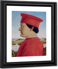 Portrait Of The Duke Of Urbino 1466 By Piero Della Francesca Fine Art Print