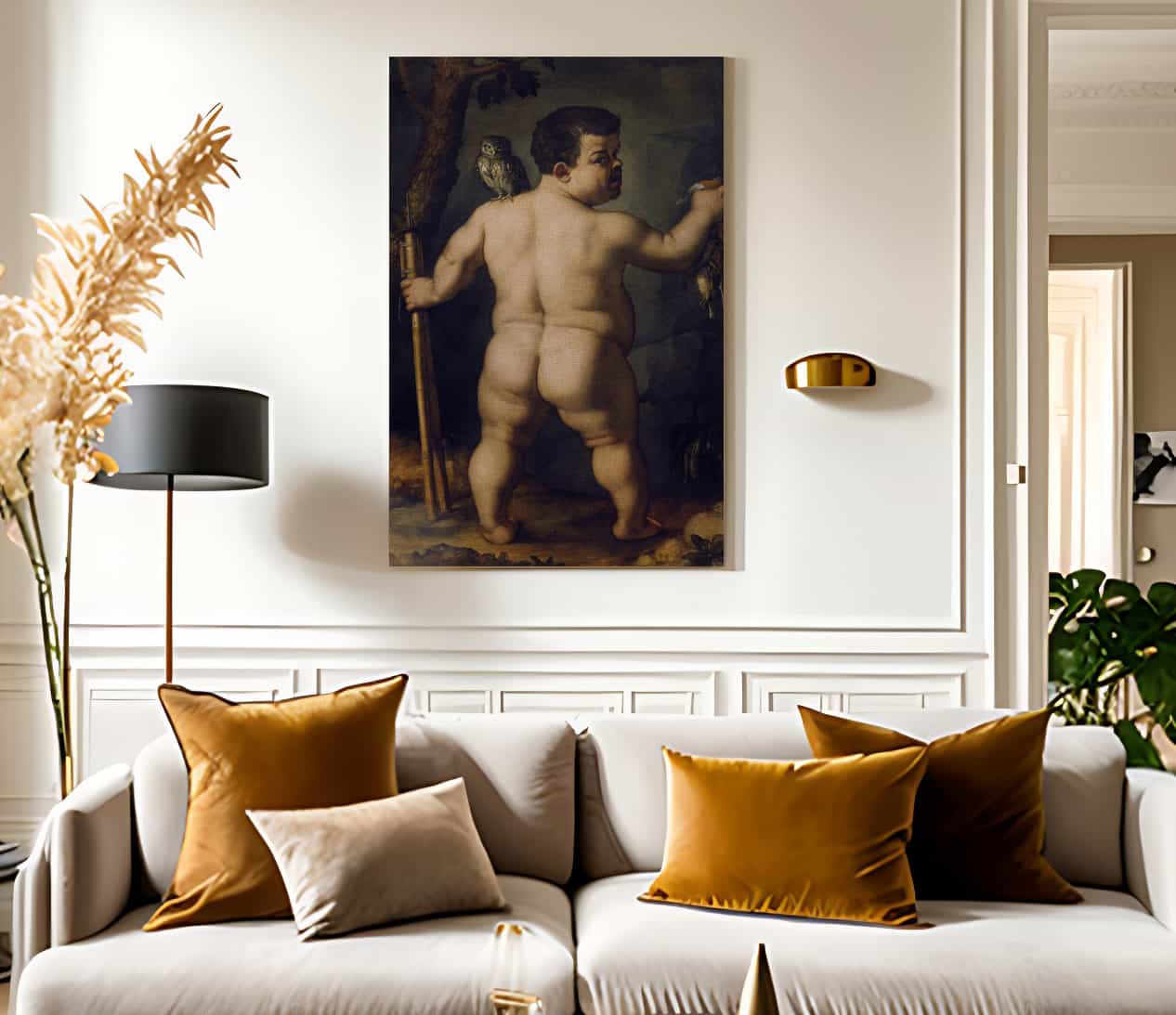 Portrait Of The Dwarf Nano Morgante Back 1552 Uffizi Florence By Agnolo Bronzino Fine Art Print