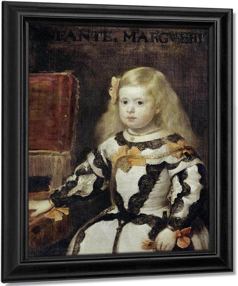 Portrait Of The Infanta Margarita By Diego Velazquez Fine Art Print