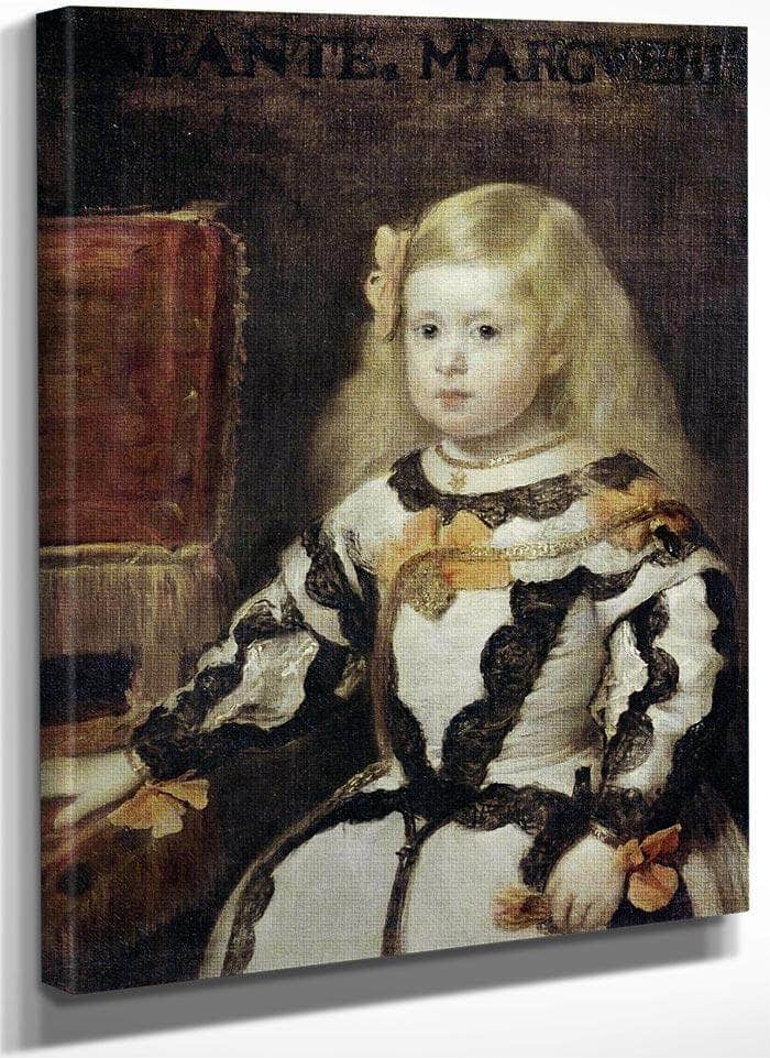 Portrait Of The Infanta Margarita By Diego Velazquez Fine Art Print