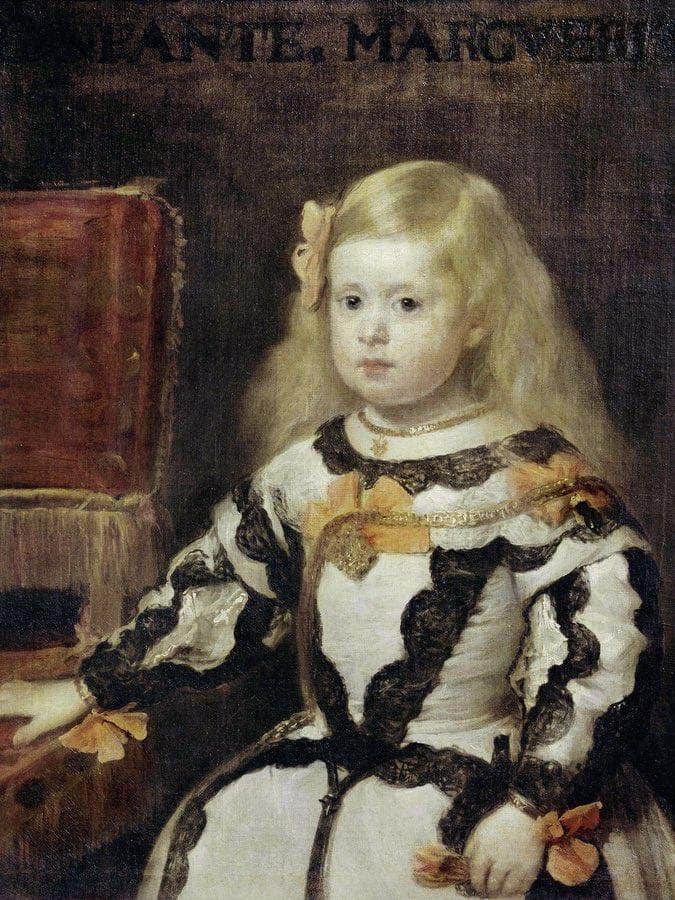 Portrait Of The Infanta Margarita By Diego Velazquez Fine Art Print