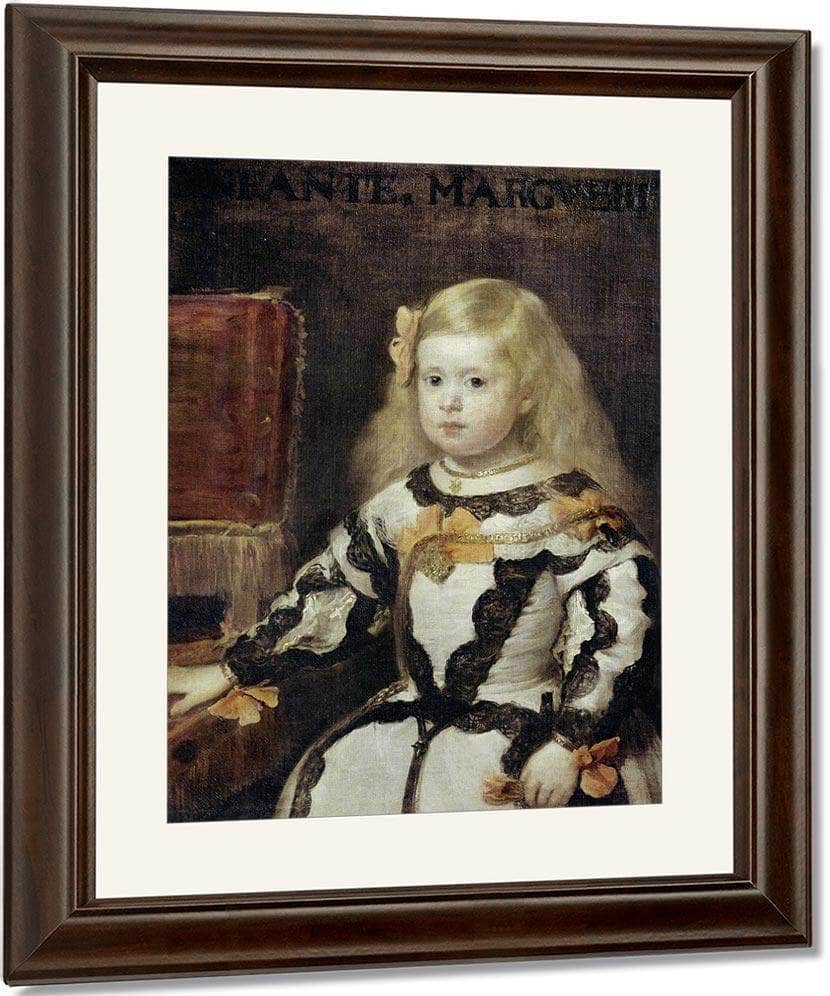 Portrait Of The Infanta Margarita By Diego Velazquez Fine Art Print