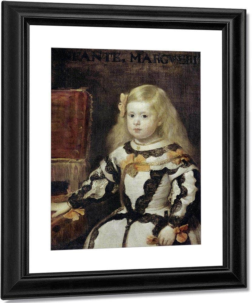 Portrait Of The Infanta Margarita By Diego Velazquez Fine Art Print