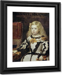 Portrait Of The Infanta Margarita By Diego Velazquez Fine Art Print