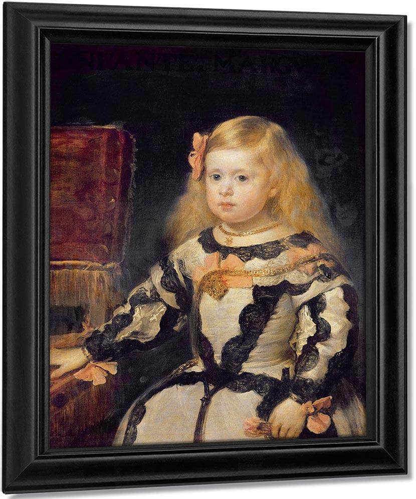 Portrait Of The Infanta Maria Marguerita (1651 73) By Diego Velazquez Fine Art Print