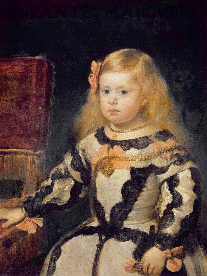Portrait Of The Infanta Maria Marguerita (1651 73) By Diego Velazquez Fine Art Print