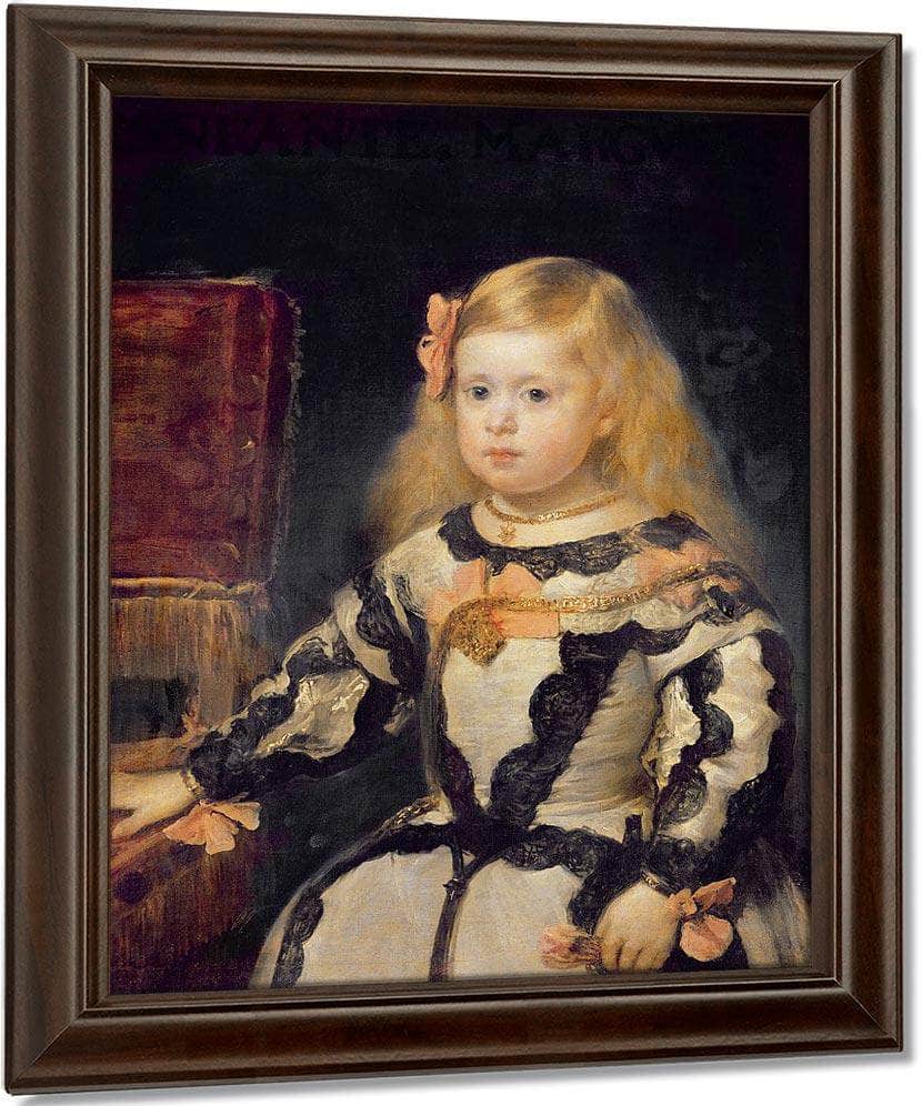 Portrait Of The Infanta Maria Marguerita (1651 73) By Diego Velazquez Fine Art Print
