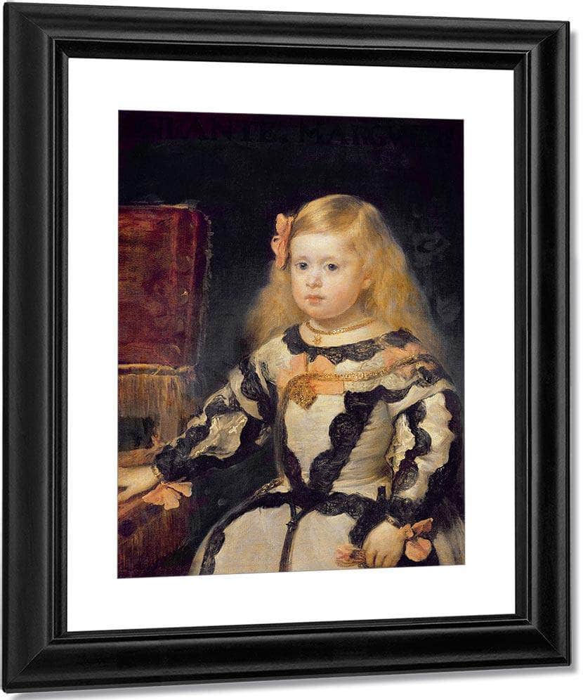 Portrait Of The Infanta Maria Marguerita (1651 73) By Diego Velazquez Fine Art Print