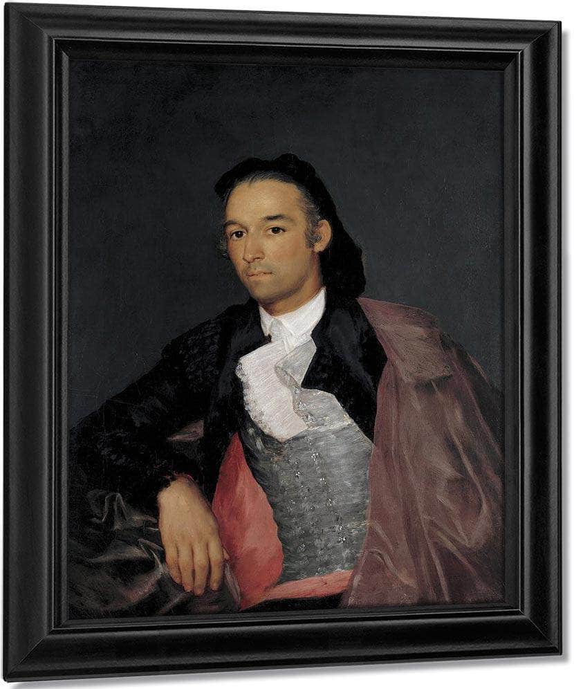 Portrait Of The Matador Pedro Romero By Francisco De Goya Fine Art Print