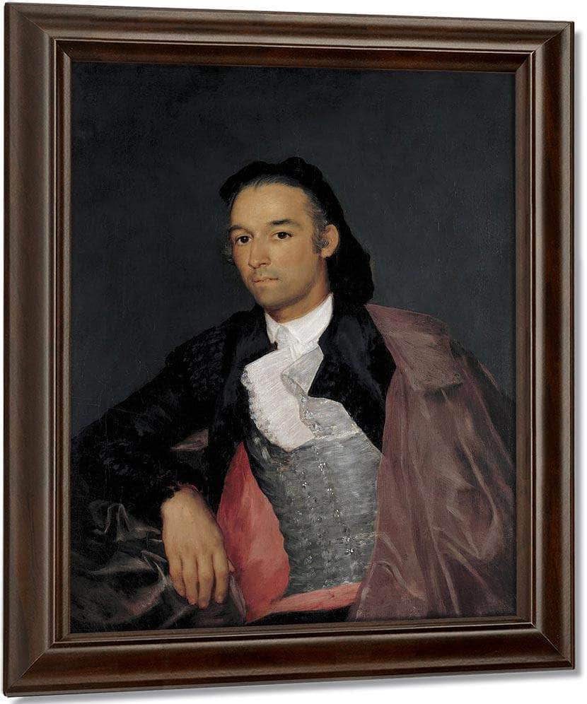 Portrait Of The Matador Pedro Romero By Francisco De Goya Fine Art Print