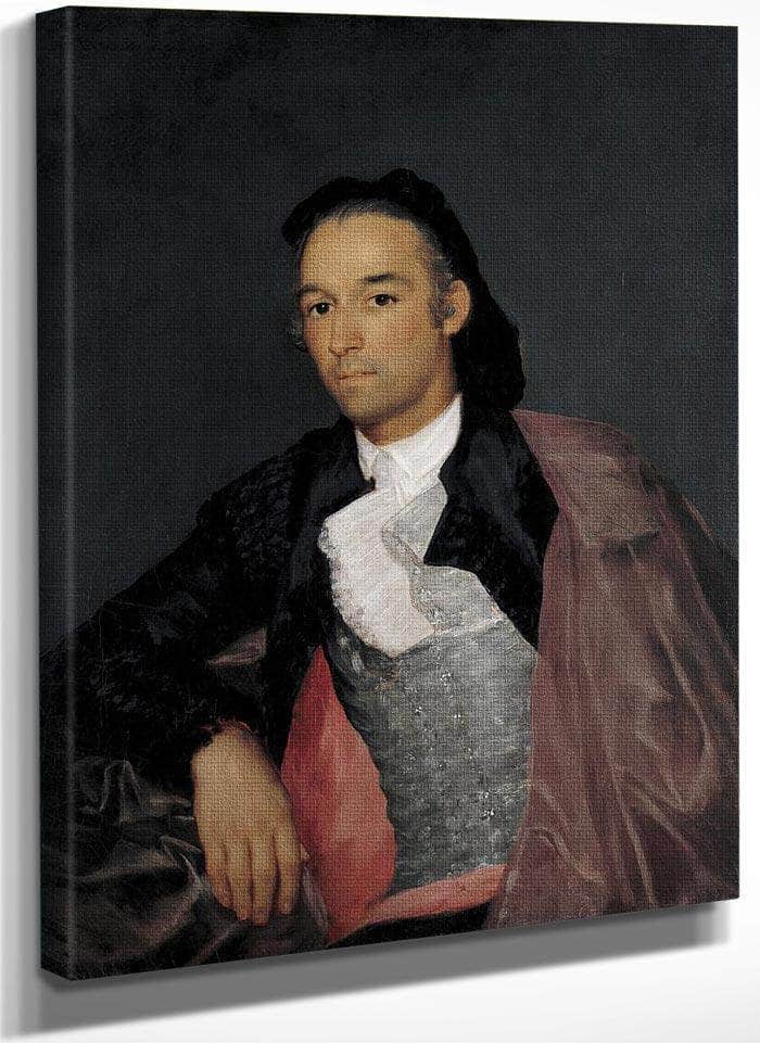 Portrait Of The Matador Pedro Romero By Francisco De Goya Fine Art Print