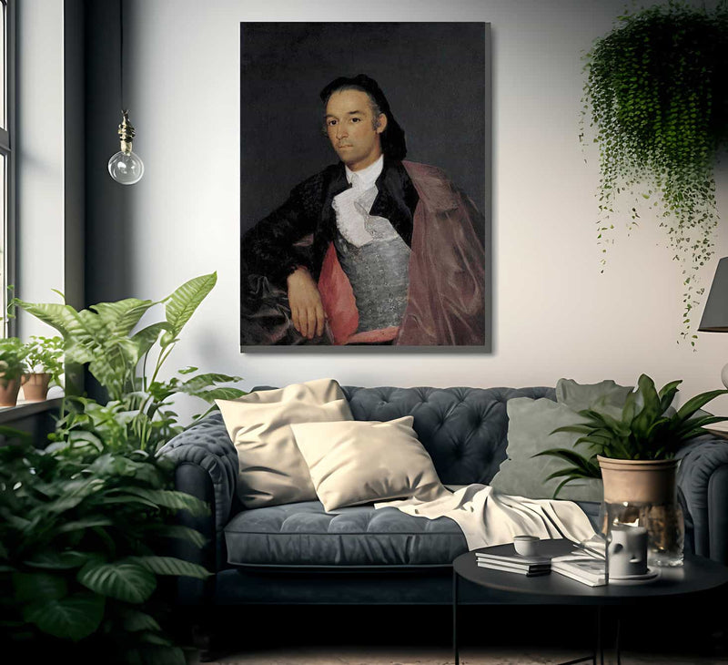 Portrait Of The Matador Pedro Romero By Francisco De Goya Fine Art Print