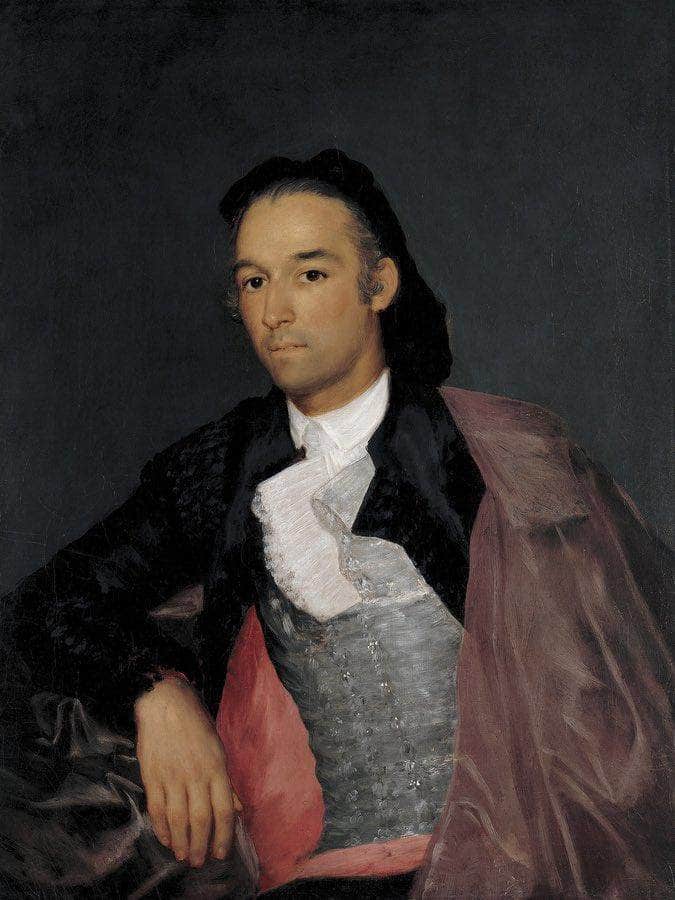 Portrait Of The Matador Pedro Romero By Francisco De Goya Fine Art Print