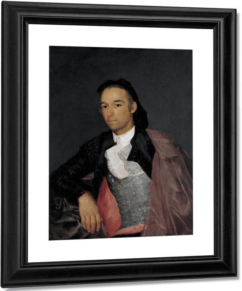 Portrait Of The Matador Pedro Romero By Francisco De Goya Fine Art Print