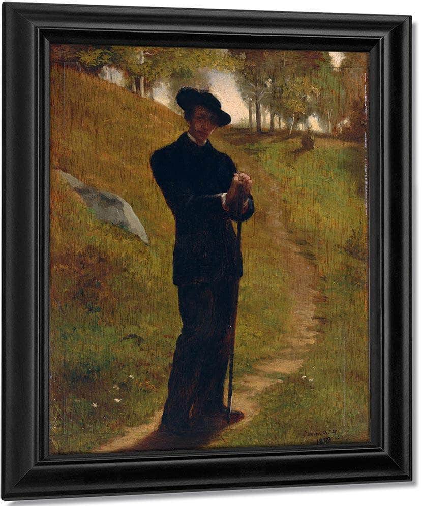 Portrait Of The Painter By John La Farge Fine Art Print