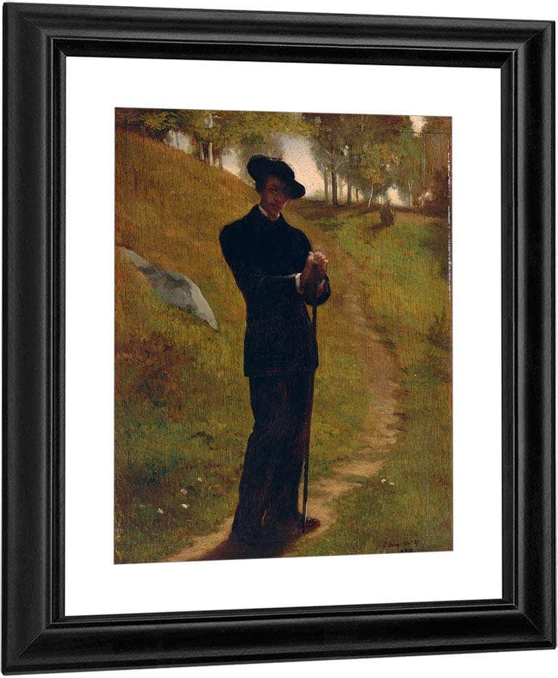 Portrait Of The Painter By John La Farge Fine Art Print