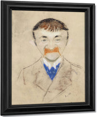 Portrait Of Theodor De Wyzewa By Louis Anquetin Fine Art Print