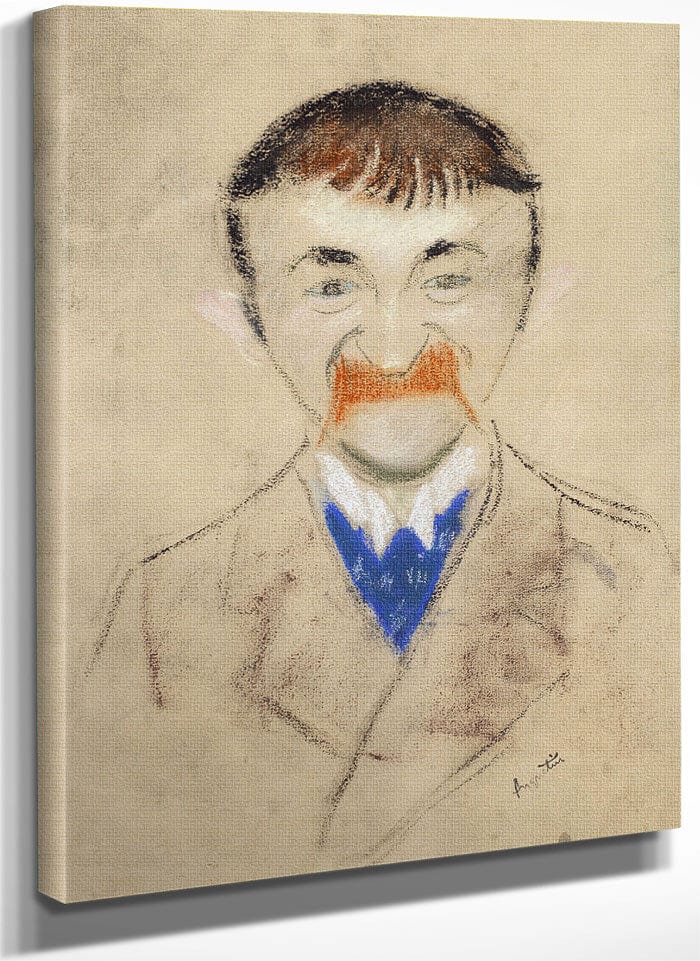 Portrait Of Theodor De Wyzewa By Louis Anquetin Fine Art Print