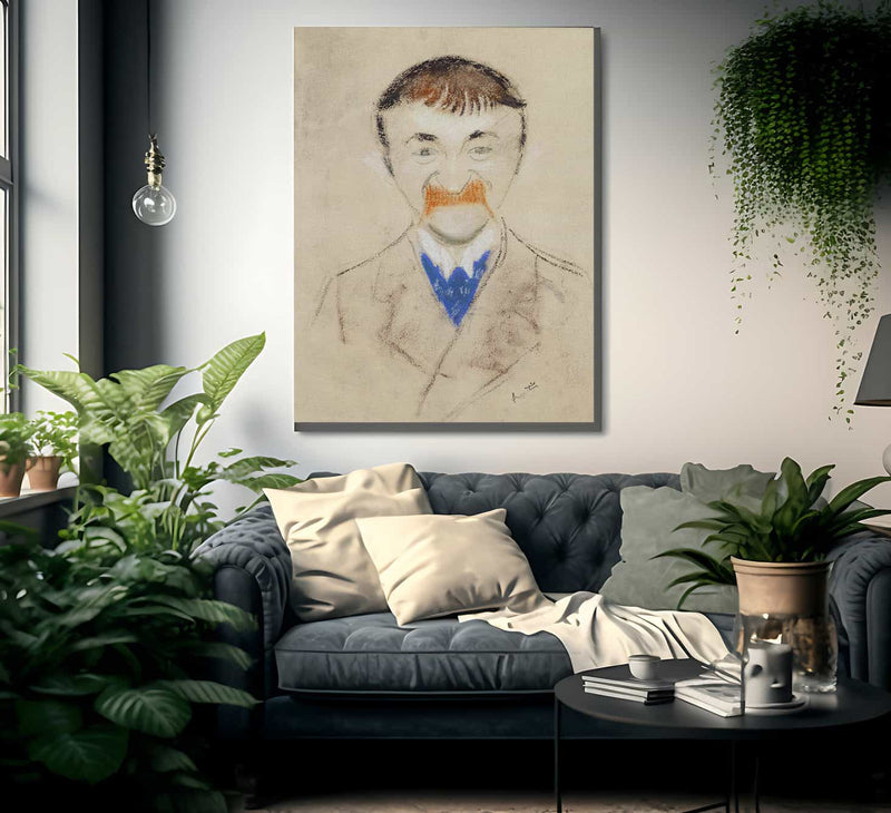 Portrait Of Theodor De Wyzewa By Louis Anquetin Fine Art Print