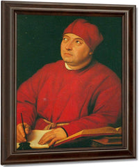 Portrait Of Tommaso Inghirami By Raphael Fine Art Print