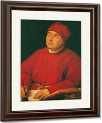 Portrait Of Tommaso Inghirami By Raphael Fine Art Print