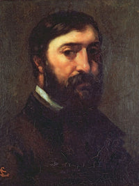 Portrait Of Urbain Cuenot (B.1820) By Jean Desire Gustave Courbet Fine Art Print
