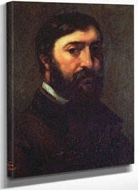 Portrait Of Urbain Cuenot (B.1820) By Jean Desire Gustave Courbet Fine Art Print