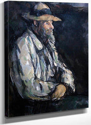 Portrait Of Vallier By Cezanne Paul Fine Art Print