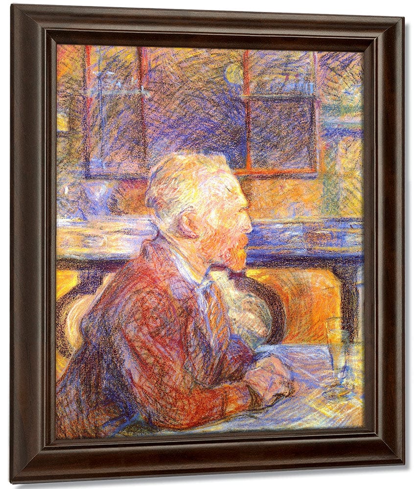 Portrait Of Vincent Van Gogh 1887 By Henri De Toulouse Lautrec Fine Art Print