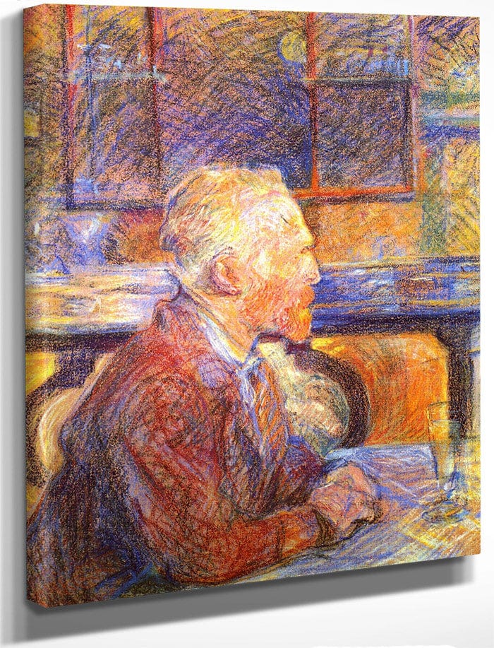 Portrait Of Vincent Van Gogh 1887 By Henri De Toulouse Lautrec Fine Art Print