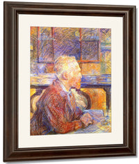 Portrait Of Vincent Van Gogh 1887 By Henri De Toulouse Lautrec Fine Art Print