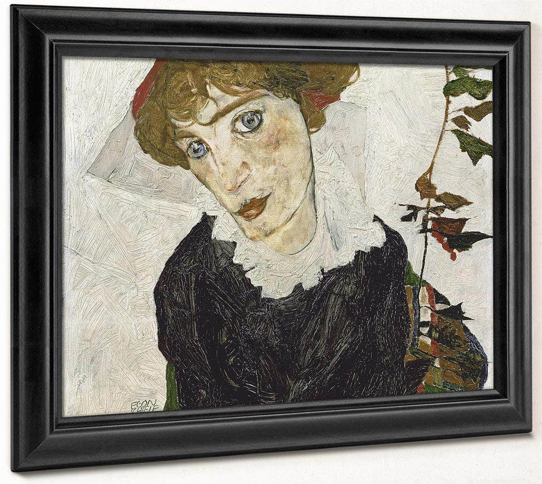 Portrait Of Wally Neuzil By Egon Schiele Fine Art Print