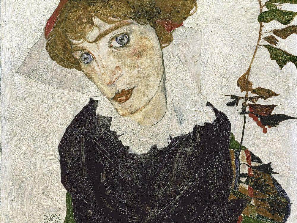 Portrait Of Wally Neuzil By Egon Schiele Fine Art Print