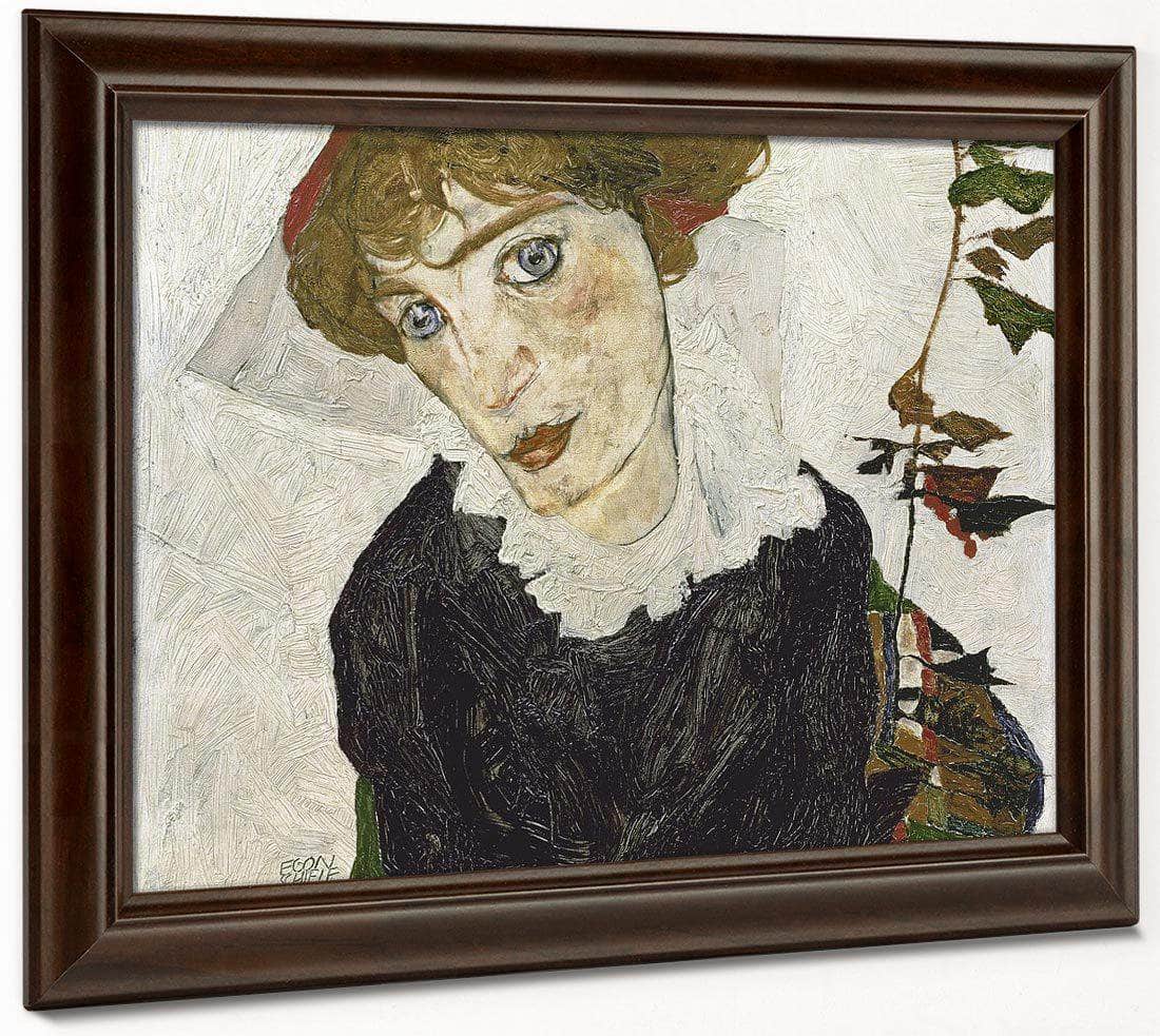 Portrait Of Wally Neuzil By Egon Schiele Fine Art Print