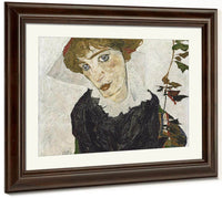 Portrait Of Wally Neuzil By Egon Schiele Fine Art Print