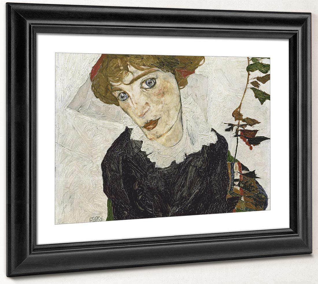 Portrait Of Wally Neuzil By Egon Schiele Fine Art Print