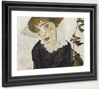 Portrait Of Wally Neuzil By Egon Schiele Fine Art Print