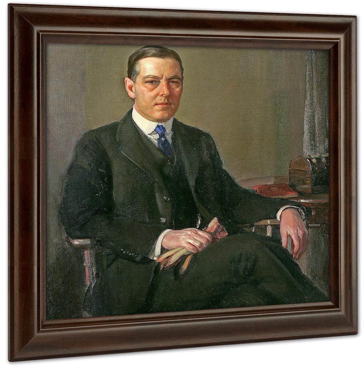 Portrait Of William Dean By Richard Edward Miller Fine Art Print