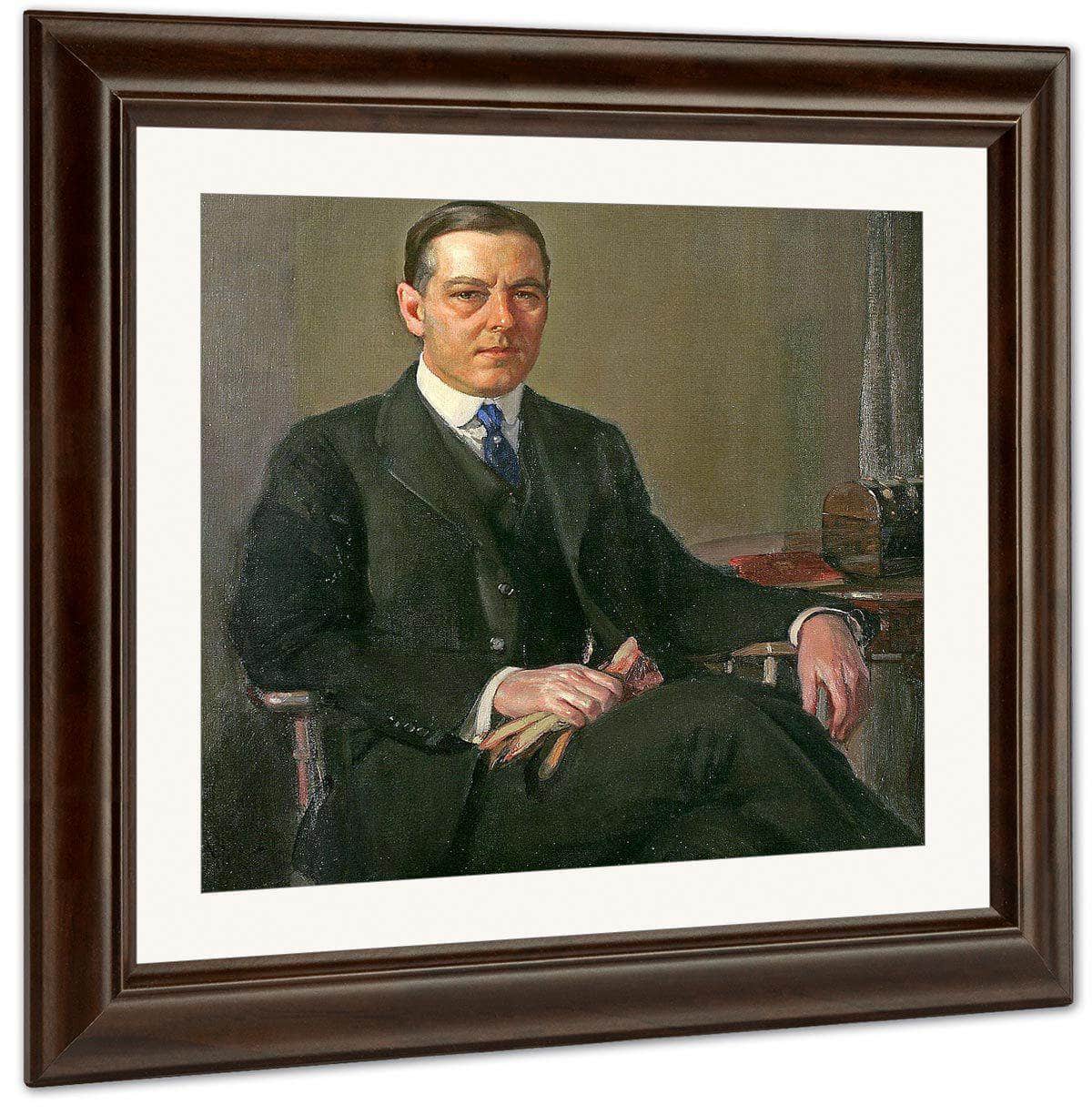 Portrait Of William Dean By Richard Edward Miller Fine Art Print
