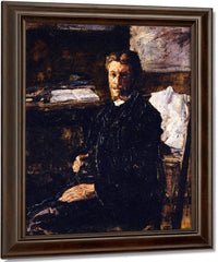 Portrait Of Willy Finch By James Ensor Fine Art Print